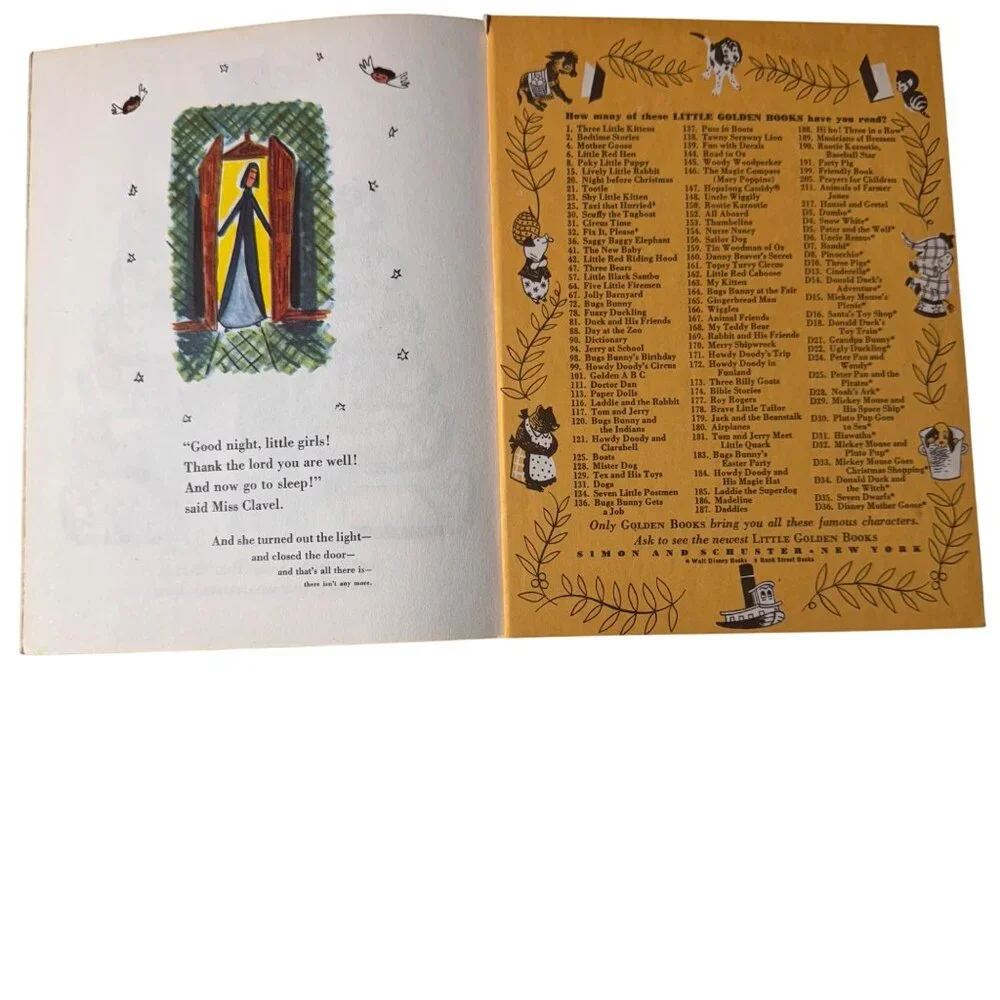 Madeline Ludwig Bemelmans 1954 1st Edition A Childrens A Little Golden Book LGB - Picture 7 of 16